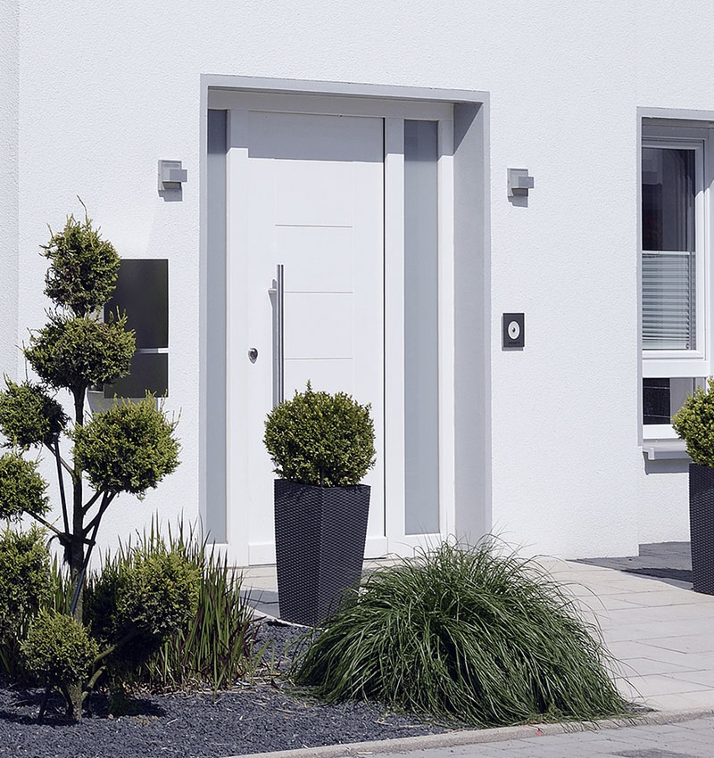 Caixilharia PVC para portas exteriores